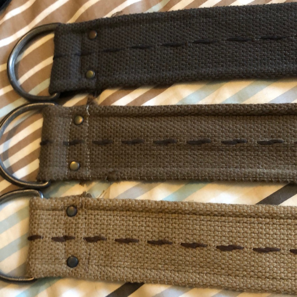 Set of 3 belts